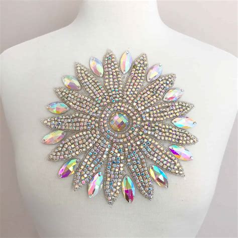 Starfire Rhinestone Applique (Iron-On) - Shine Trim