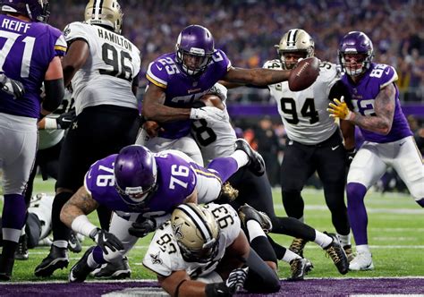 Photos: Vikings beat Saints in final seconds with miracle touchdown – Twin Cities