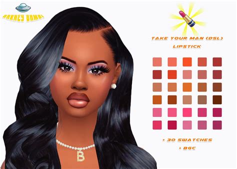 Black Sims 4 CC Makeup