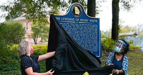 Walker County, Georgia, Unveils Historical Marker Recognizing Lynching