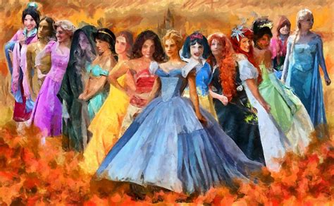 Disney's Princesses Digital Art by Caito Junqueira - Fine Art America