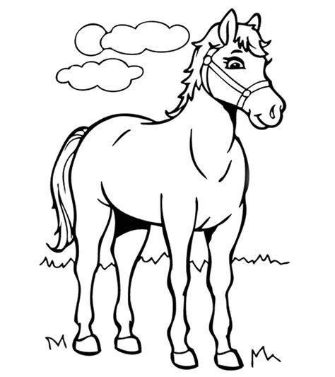 Horse And Buggy Coloring Pages