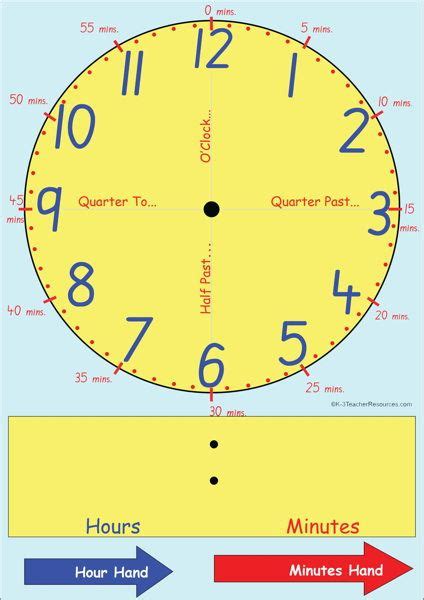 Free Printable Analogue Clock Faces - Christopher Myersa's Coloring Pages