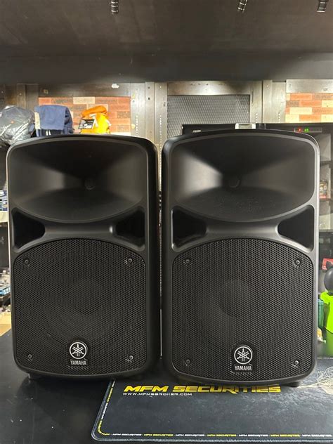 YAMAHA STAGEPAS 600BT PORTABLE PA SYSTEM, Audio, Soundbars, Speakers ...