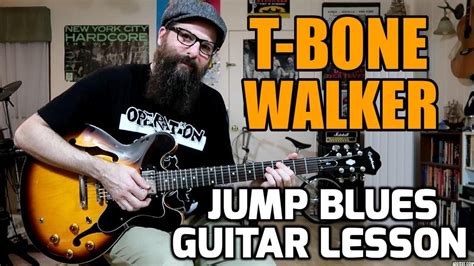 Rhythm Style of T-Bone Walker - Guitar Lesson w/tabs - YouTube