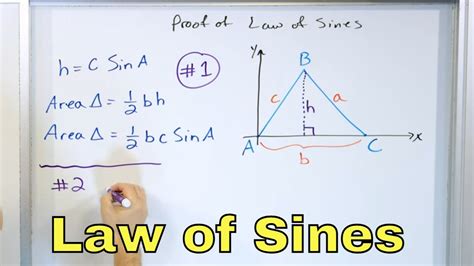 The Law of Sines - Formula, Examples & Proof - [2-20-7] - YouTube