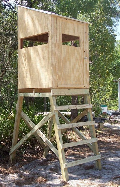 Hunting Blind on Stand Elevated Tower Platform Deer Turkey Hog | Bow ...