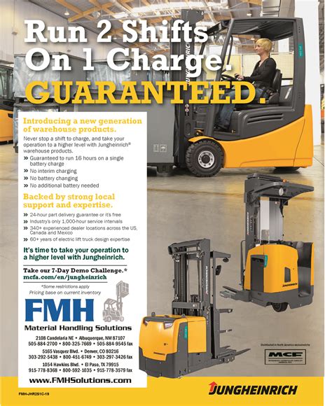 Jungheinrich Guarantee | FMH Material Handling Solutions | Albuquerque New Mexico