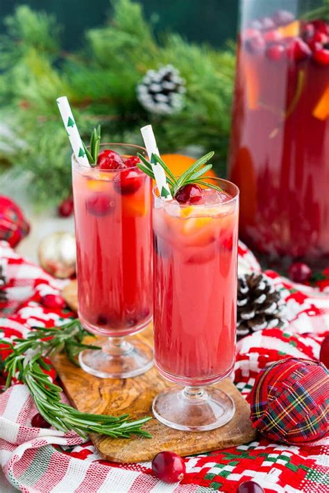 Christmas Punch (Boozy or Not) Recipe - Sugar & Soul