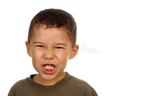 Kid With Angry Face, Five Years Stock Photos - Image: 3640643