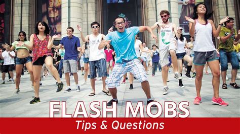 Tips and Questions about Flash Mobs | Choreo N Concept