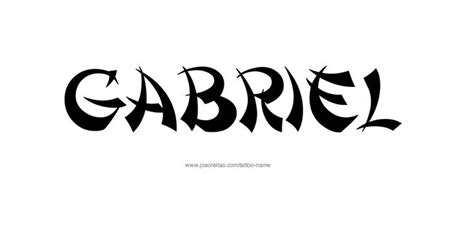 Gabriel Name Tattoo Designs | Name tattoos, Name tattoo, Tattoo designs