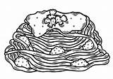 Spaghetti And Meatballs coloring Page  Free Printable Coloring Pages sketch template
