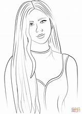 Rosé From Blackpink coloring Page  Free Printable Coloring Pages sketch template