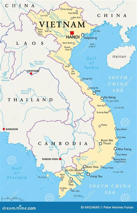 Map Of Vietnam Cartoon Vector | CartoonDealer.com #8886075