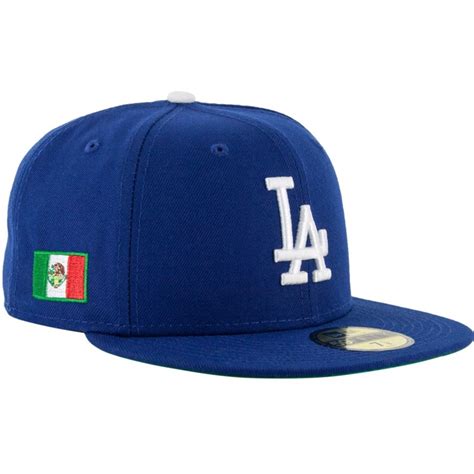 New Era Los Angeles Dodgers Royal Blue Flag of Mexico Patch 59FIFTY Fi