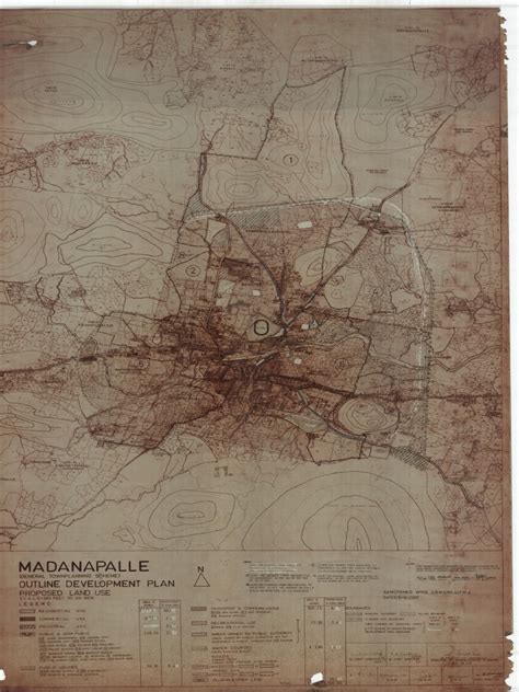 Madanapalle 2001 Landuse Map | PDF