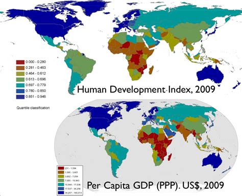 The Human Development Index (HDI) in the State-Based and Demic Frameworks - GeoCurrents