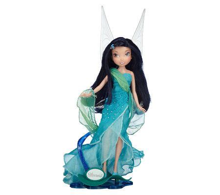 Disney Fairies Silvermist 9" Deluxe Fashion Doll w/ Doll Stand - Page 1 — QVC.com