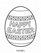 Easter Egg Coloring Pages – 30 Printable  Easy Peasy sketch template