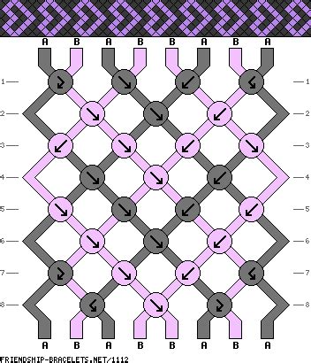 Pattern #1112 - friendship-bracelets.net