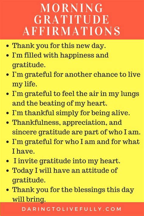 10 Gratitude Affirmations for a Positive Morning