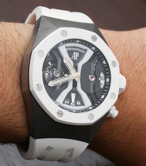 Audemars Piguet Royal Oak Concept GMT Tourbillon White Ceramic Hands-On | aBlogtoWatch