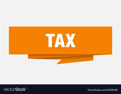 Tax Royalty Free Vector Image - VectorStock