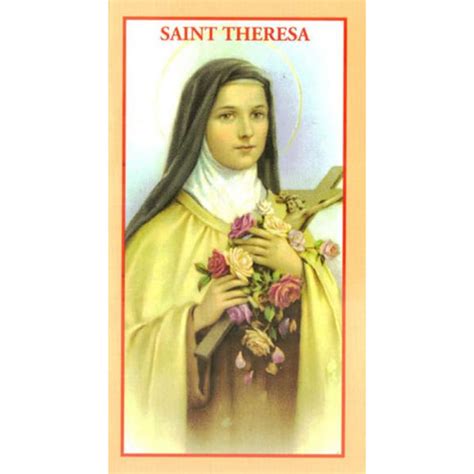 St. Therese Prayercard – The Catholic Gift Store