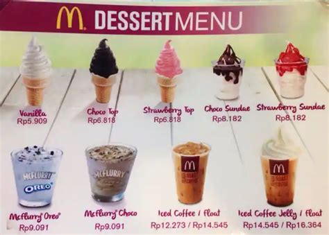 Gambar Mcdonald Desserts Menu Don Bosco Gambar Ice Cream di Rebanas - Rebanas