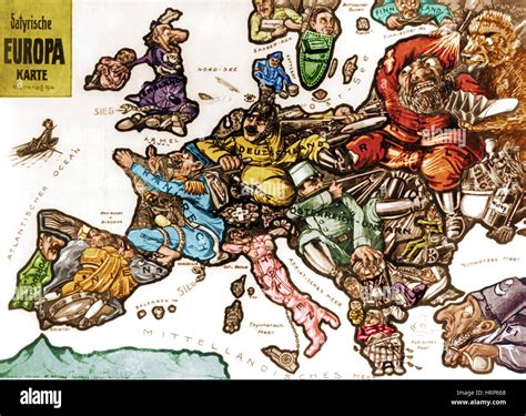 Map europe 1914 hi-res stock photography and images - Alamy