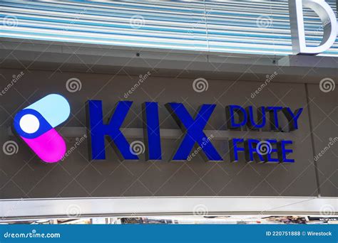 KIX Duty Free Area in Kansai International Airport, Osaka. Editorial ...