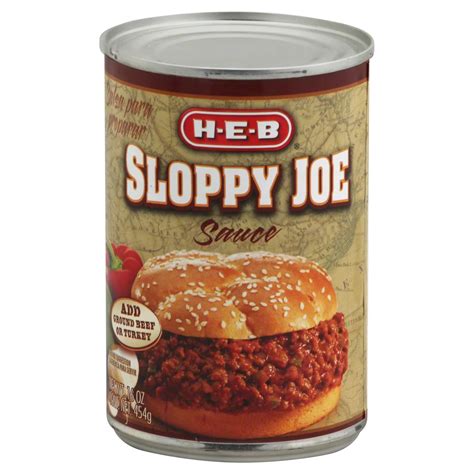 H-E-B Sloppy Joe Sauce - Shop Cooking Sauces at H-E-B