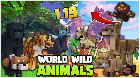 World Wild Animals Addon (1.20, 1.19) - MCPE/Bedrock Mod - 9Minecraft.Net