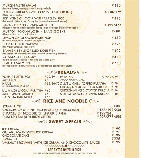 Menu of Barcode, Dwarka, Delhi | Dineout