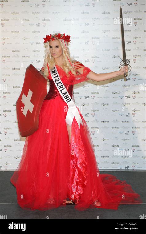 Linda Fah (Miss Switzerland) at arrivals for Miss Universe National ...