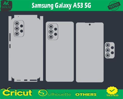 Samsung Galaxy A53 5G Skin Vector Template Low Price - AK Digital File