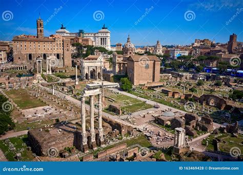 Palatine Hill Rome Italy stock photo. Image of ruins - 163469428