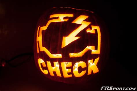 Check Engine Light Pumpkin