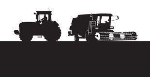 Silhouette - Combine Harvester | Silhouette images, Silhouette, Stock photos