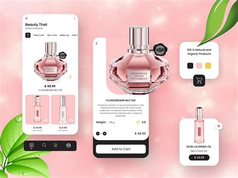 Beauty Mobile App by KHALIL NAZIR on Dribbble