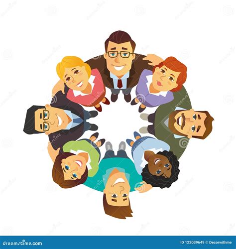 Business Team - Cartoon People Character Isolated Illustration Stock Vector - Illustration of ...