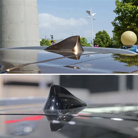 Shark Fin Roof Antenna Car Antenna Cover Cap Roof Antenna Roof Radio AM ...