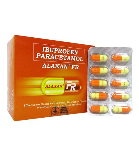 Alaxan FR 200mg / 325mg 1 Capsule - St. Joseph Drug - Online Store