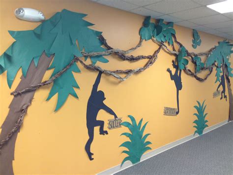 Journey off the map VBS decorations. Monkeys swinging from a vine. This post will show you how ...