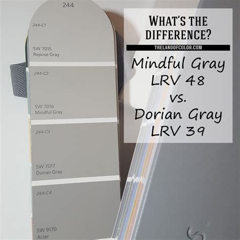 What’s the Difference Between Mindful Gray 7016 and Dorian Gray 7017 ...