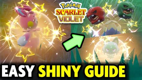 EASY SHINY POKEMON in Pokemon Scarlet and Violet! ALL NEW SHINY METHODS! - Go IT