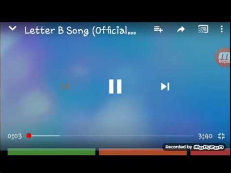 Letter B Song Lyrics - YouTube