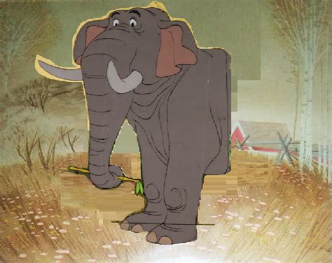 Disney, Jungle Book, 1967, Colonel Hathi Elephant (art cel project, Background Animation, art ...