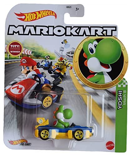 Speed Away in Hot Wheels Mario Kart Yoshi - A Fun Way to Race!